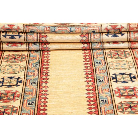 Tappeto Kazak Fine Pakistan marrone rosso 83x322