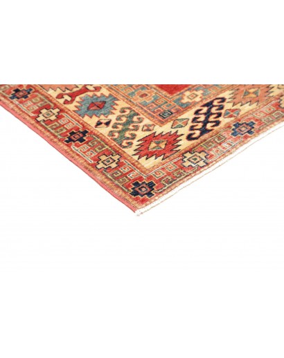Tappeto Kazak Fine Pakistan marrone grigio 136x189