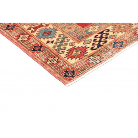 Tappeto Kazak Fine Pakistan marrone grigio 136x189