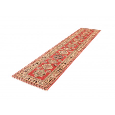 Tappeto Kazak Fine Pakistan arancione giallo 76x319