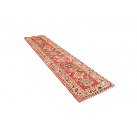 Tappeto Kazak Fine Pakistan arancione giallo 76x319