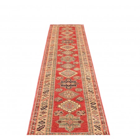 Tappeto Kazak Fine Pakistan arancione giallo 76x319