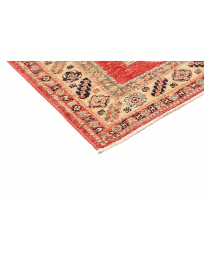 Tappeto Kazak Fine Pakistan arancione giallo 76x319