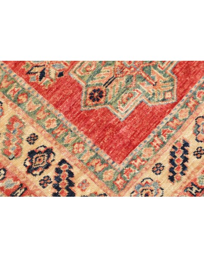 Tappeto Kazak Fine Pakistan arancione giallo 76x319