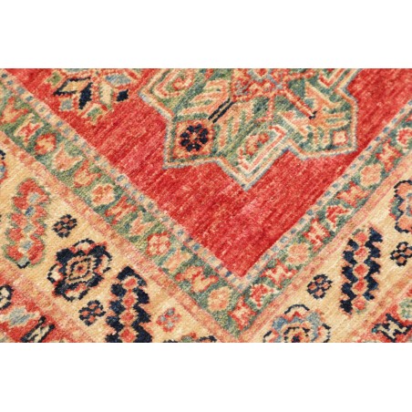Tappeto Kazak Fine Pakistan arancione giallo 76x319