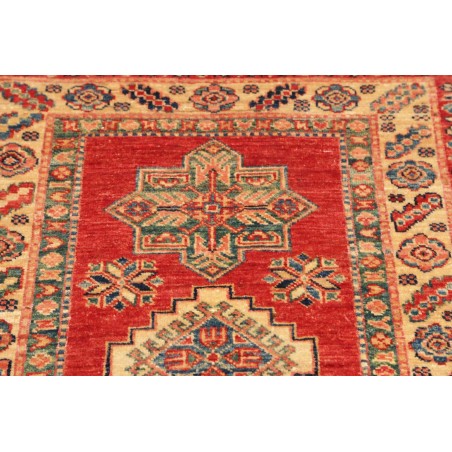 Tappeto Kazak Fine Pakistan arancione giallo 76x319