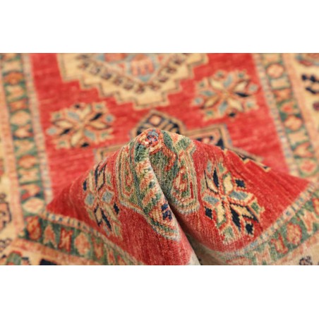 Tappeto Kazak Fine Pakistan arancione giallo 76x319