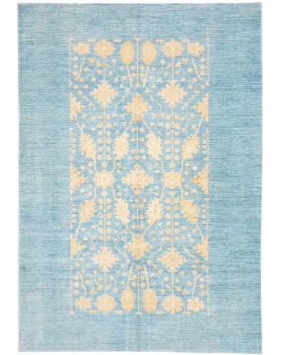 Tappeto Zigler Fine Pakistan blu giallo 201x289