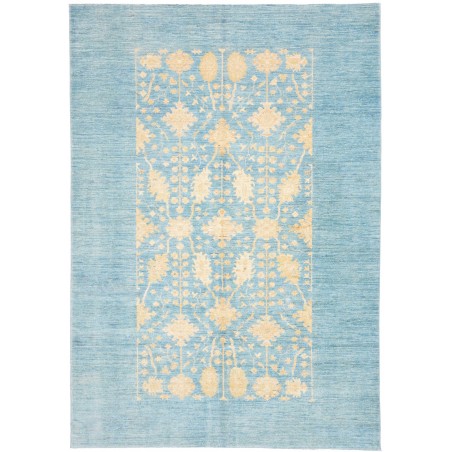 Tappeto Zigler Fine Pakistan blu giallo 201x289