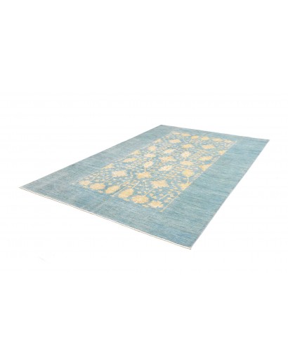 Tappeto Zigler Fine Pakistan blu giallo 201x289