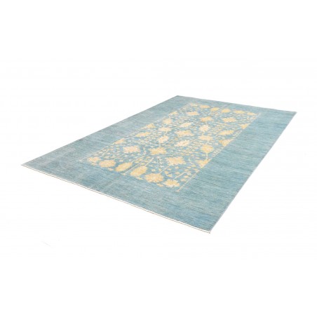 Tappeto Zigler Fine Pakistan blu giallo 201x289