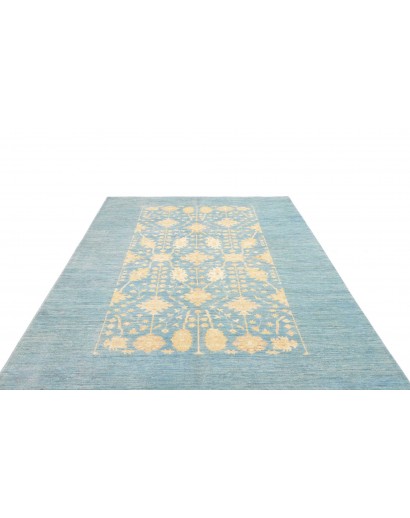 Tappeto Zigler Fine Pakistan blu giallo 201x289