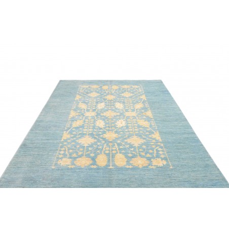 Tappeto Zigler Fine Pakistan blu giallo 201x289