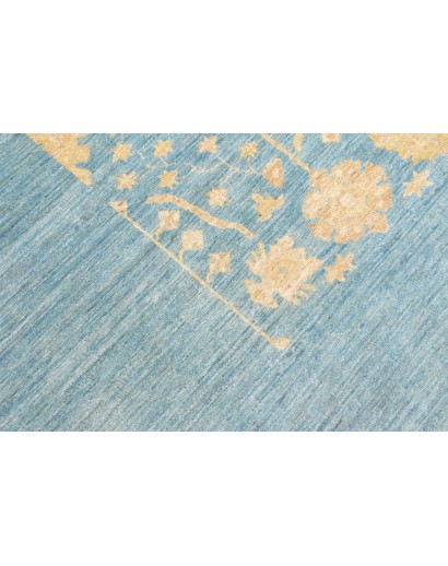 Tappeto Zigler Fine Pakistan blu giallo 201x289