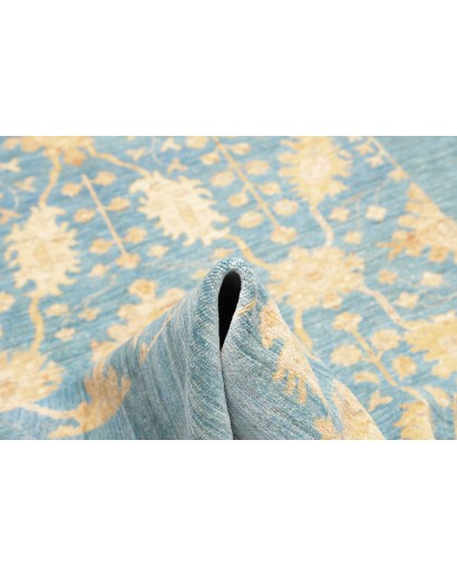 Tappeto Zigler Fine Pakistan blu giallo 201x289