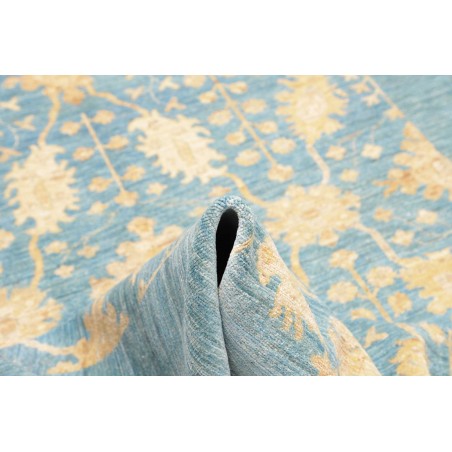 Tappeto Zigler Fine Pakistan blu giallo 201x289
