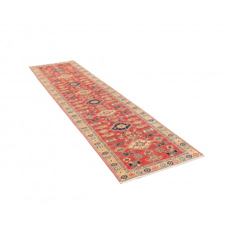Tappeto Kazak Fine Pakistan marrone grigio 78x300