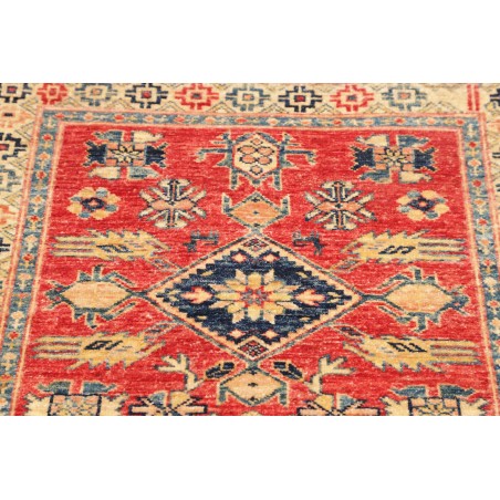 Tappeto Kazak Fine Pakistan marrone grigio 78x300