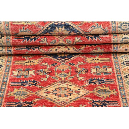 Tappeto Kazak Fine Pakistan marrone grigio 78x300