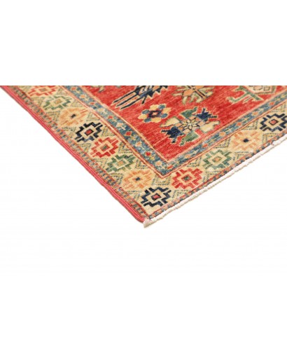 Tappeto Kazak Fine Pakistan marrone giallo 79x307