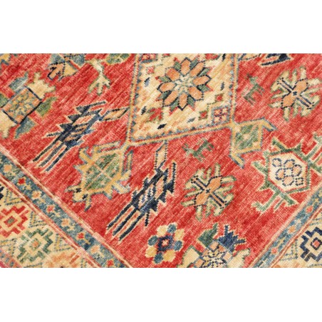 Tappeto Kazak Fine Pakistan marrone giallo 79x307