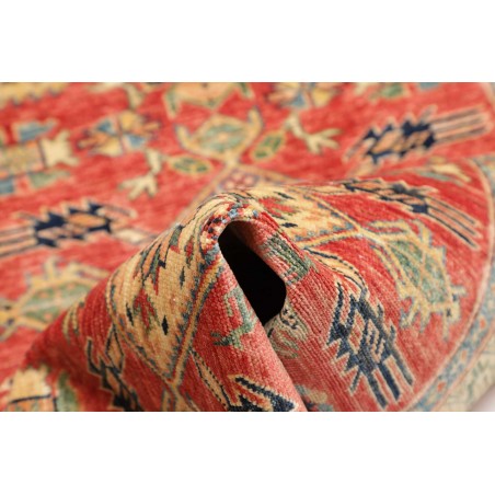 Tappeto Kazak Fine Pakistan marrone giallo 79x307