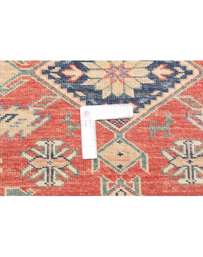 Tappeto Kazak Fine Pakistan marrone giallo 79x307