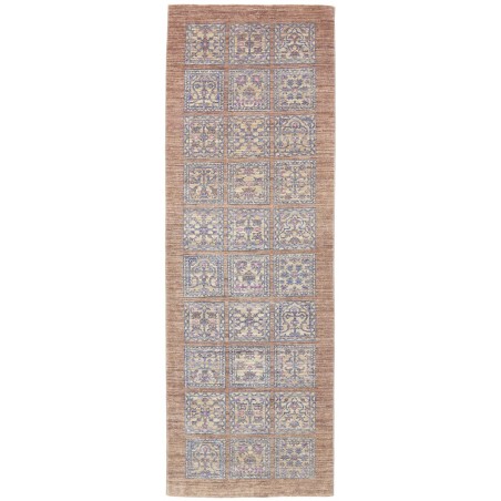 Tappeto Bakhteari Pakistan marrone azzurro 78x234