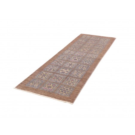 Tappeto Bakhteari Pakistan marrone azzurro 78x234