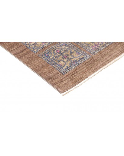 Tappeto Bakhteari Pakistan marrone azzurro 78x234