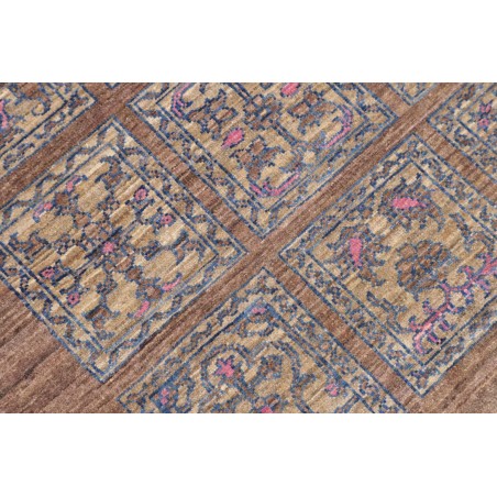 Tappeto Bakhteari Pakistan marrone azzurro 78x234