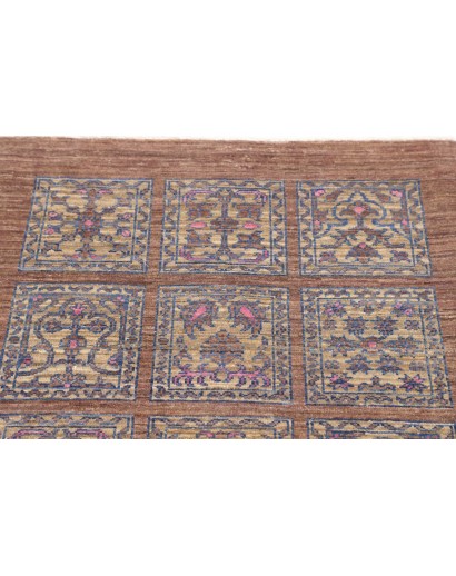 Tappeto Bakhteari Pakistan marrone azzurro 78x234