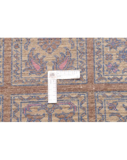 Tappeto Bakhteari Pakistan marrone azzurro 78x234