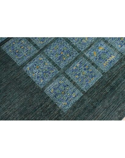Tappeto Bakhteari Pakistan grigio 246x350