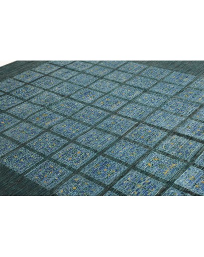 Tappeto Bakhteari Pakistan grigio 246x350