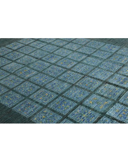 Tappeto Bakhteari Pakistan grigio 246x350