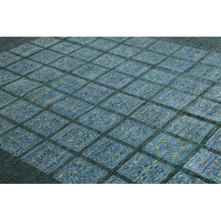 Tappeto Bakhteari Pakistan grigio 246x350