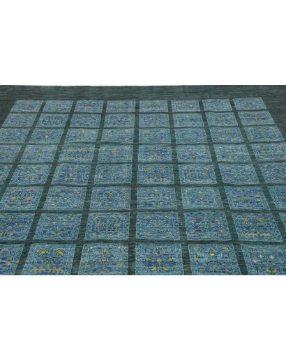 Tappeto Bakhteari Pakistan grigio 246x350