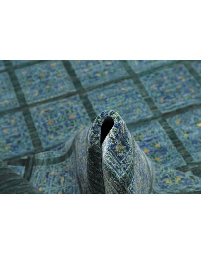Tappeto Bakhteari Pakistan grigio 246x350