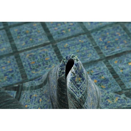 Tappeto Bakhteari Pakistan grigio 246x350