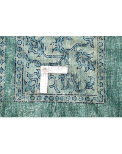 Tappeto Bakhteari Pakistan blu verde 202x314
