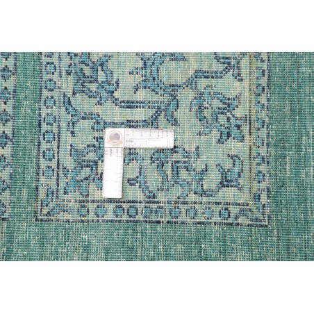Tappeto Bakhteari Pakistan blu verde 202x314