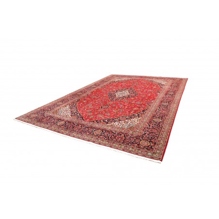 Tappeto Ardakan Persia rosso grigio 290x397