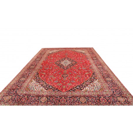 Tappeto Ardakan Persia rosso grigio 290x397