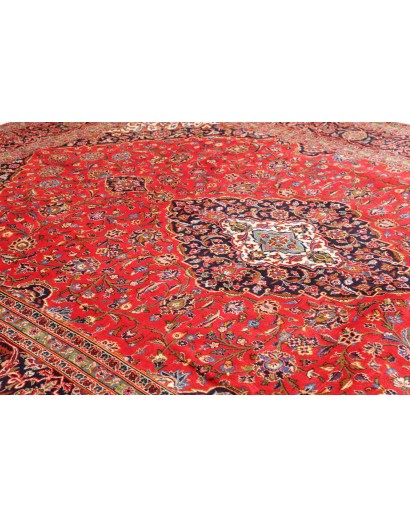 Tappeto Ardakan Persia rosso grigio 290x397