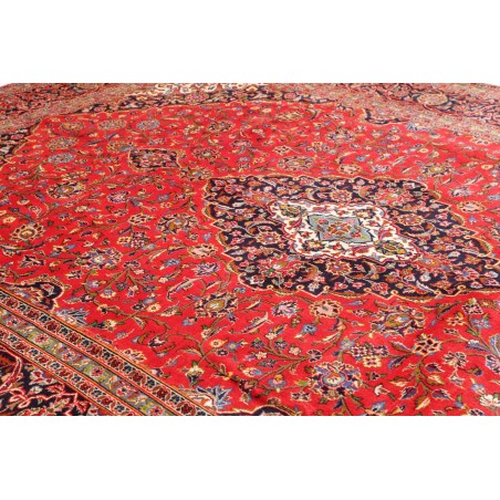 Tappeto Ardakan Persia rosso grigio 290x397