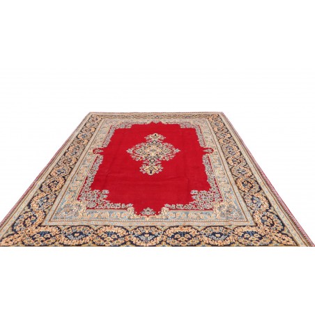 Tappeto Kerman Persia beige rosso 237x332