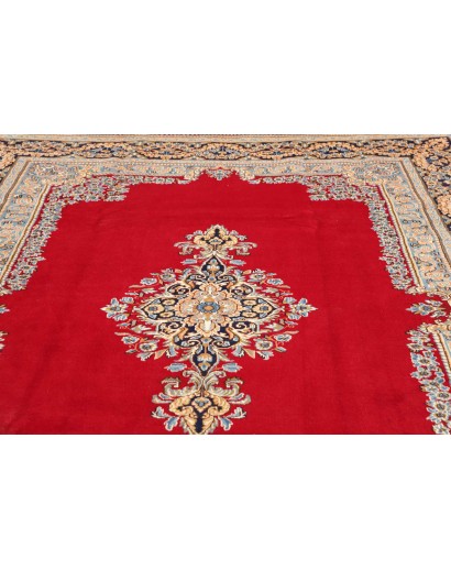 Tappeto Kerman Persia beige rosso 237x332