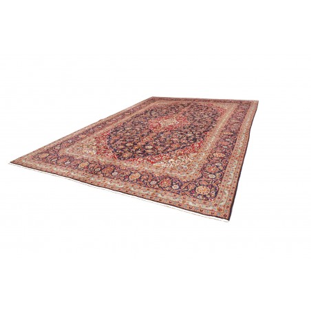 Tappeto Kashan Persia beige grigio 300x428