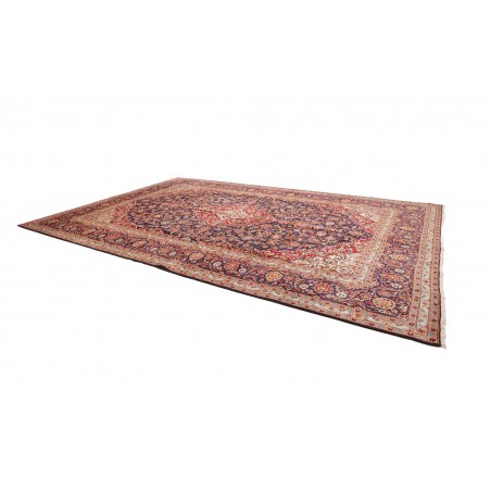 Tappeto Kashan Persia beige grigio 300x428